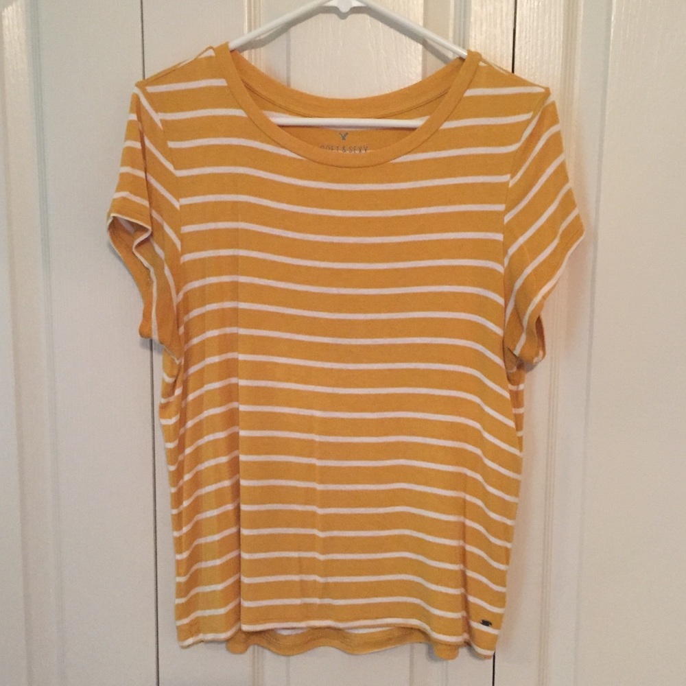 ⭕️SOLD⭕️American Eagle Soft&Sexy Striped Tee Shirt